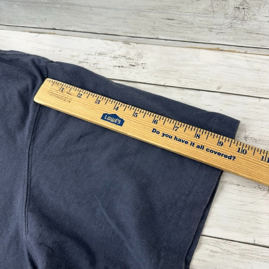 Carhartt Men's Large Short Sleeve T Shirt K87 blue pocket T Loose Fit