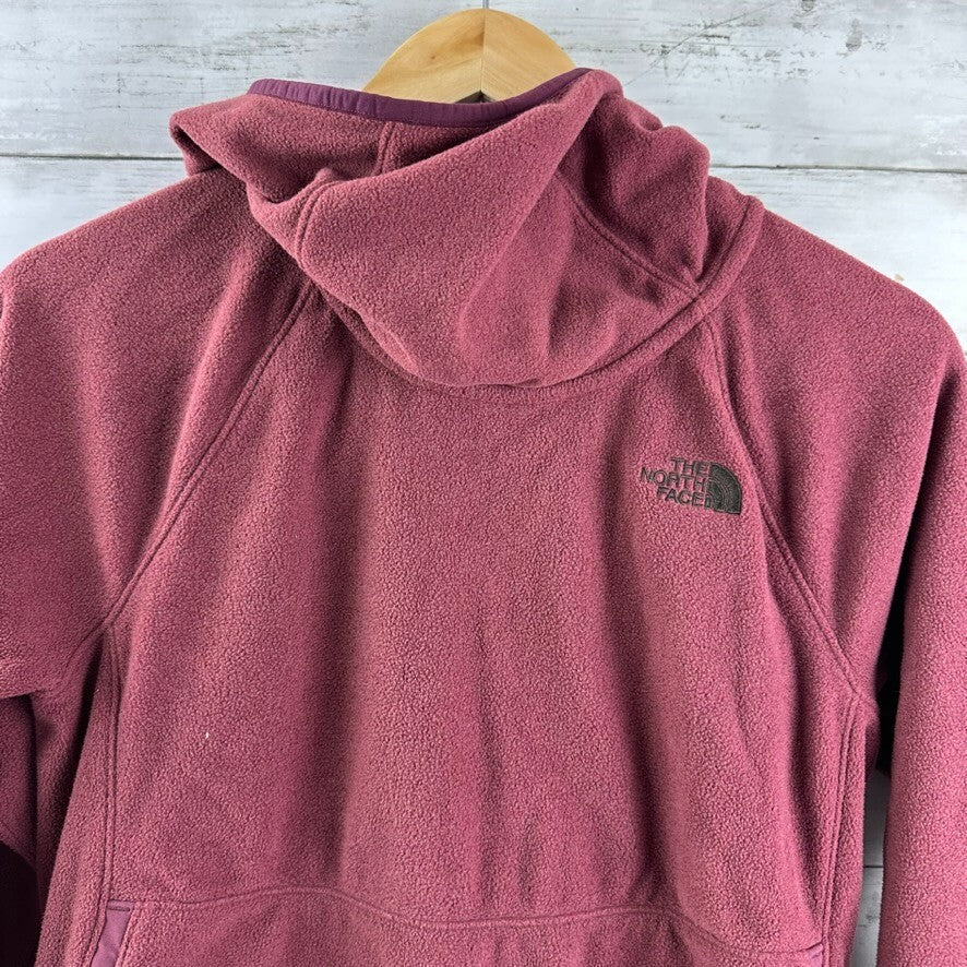 The North Face Fleece Womens Small Long Sleeve Purple glacier alpine hoodie