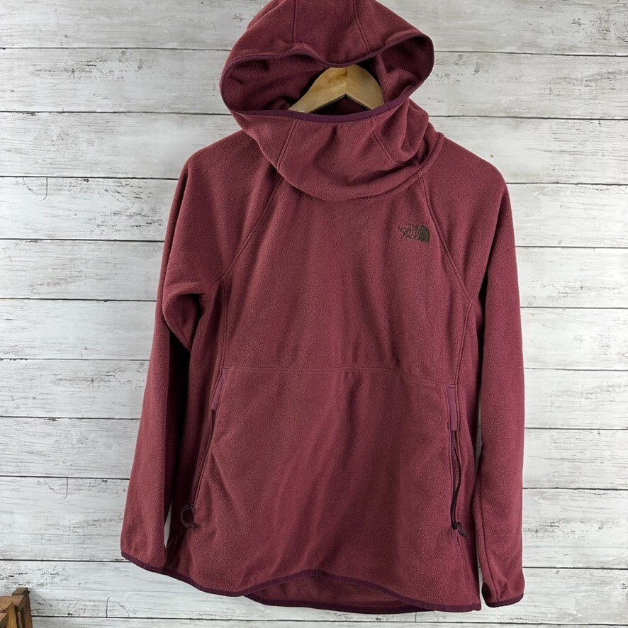 The North Face Fleece Womens Small Long Sleeve Purple glacier alpine hoodie