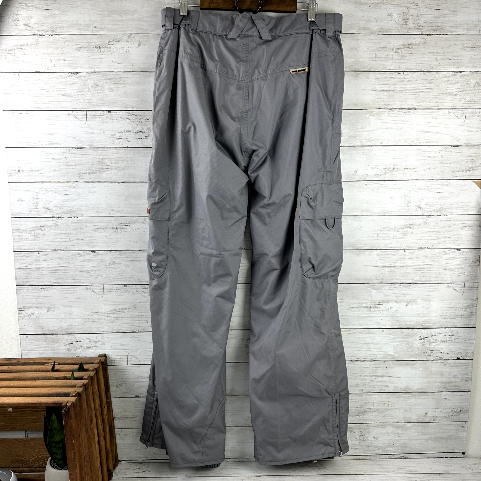 Vtg Ripcurl Mountainwear 2001 Womens juniors Snow Pants sz XL NWT Deadstock gray