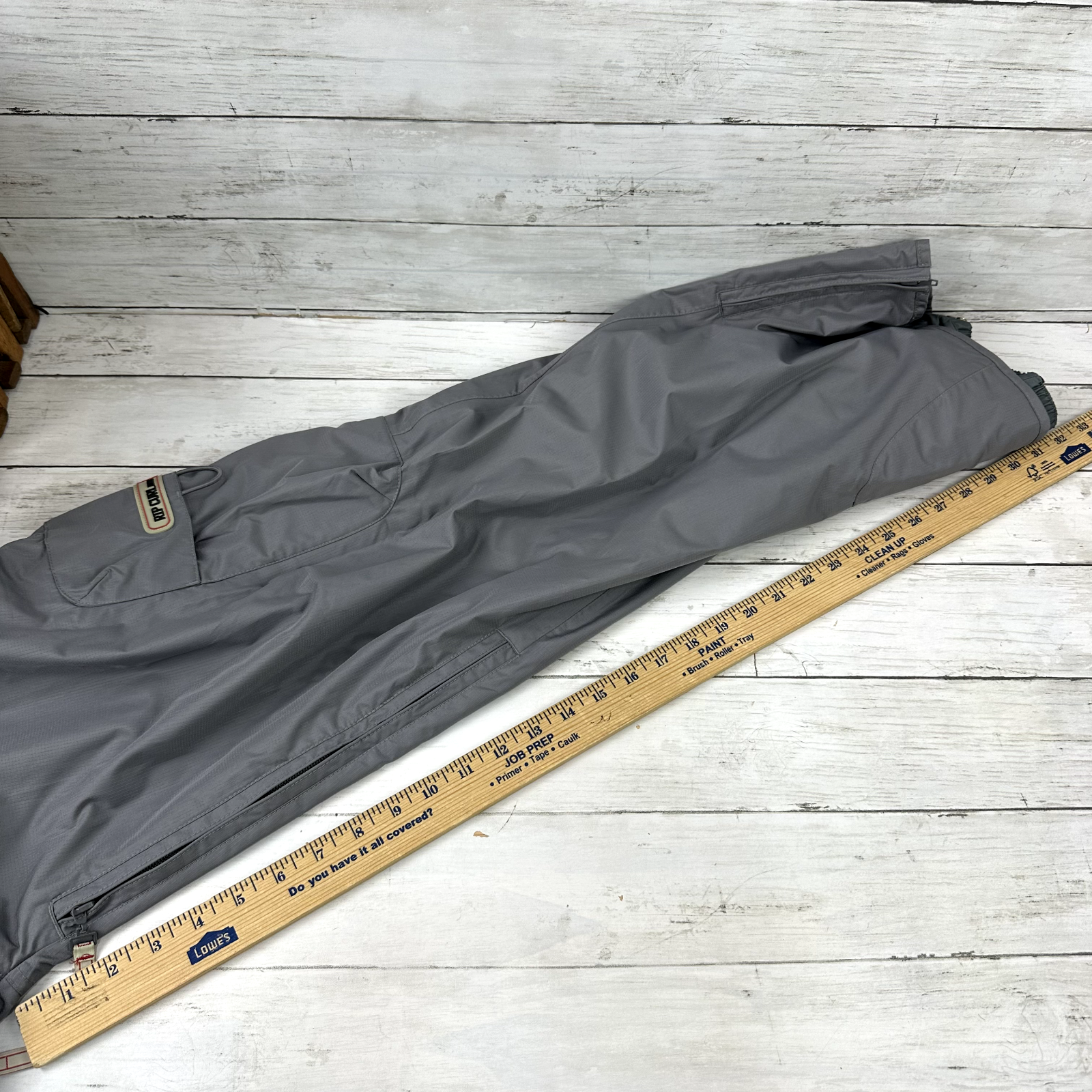 Vtg Ripcurl Mountainwear 2001 Womens juniors Snow Pants sz XL NWT Deadstock gray