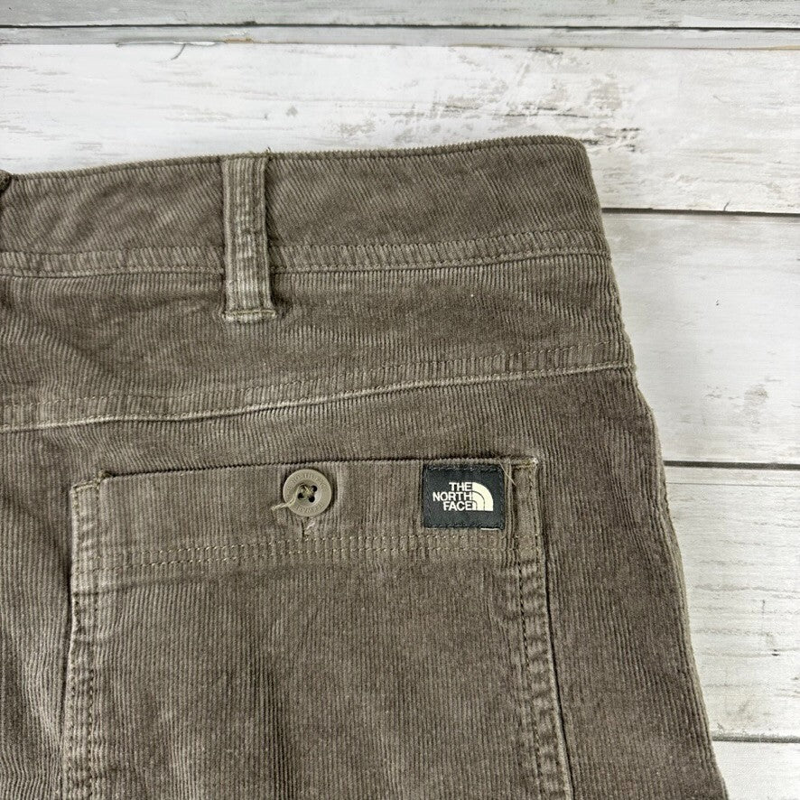 The North Face Skirt Womens Size 8 Corduroy Slit brown Hiking Walking