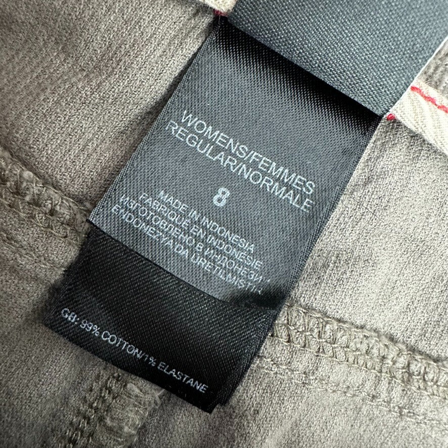 The North Face Skirt Womens Size 8 Corduroy Slit brown Hiking Walking