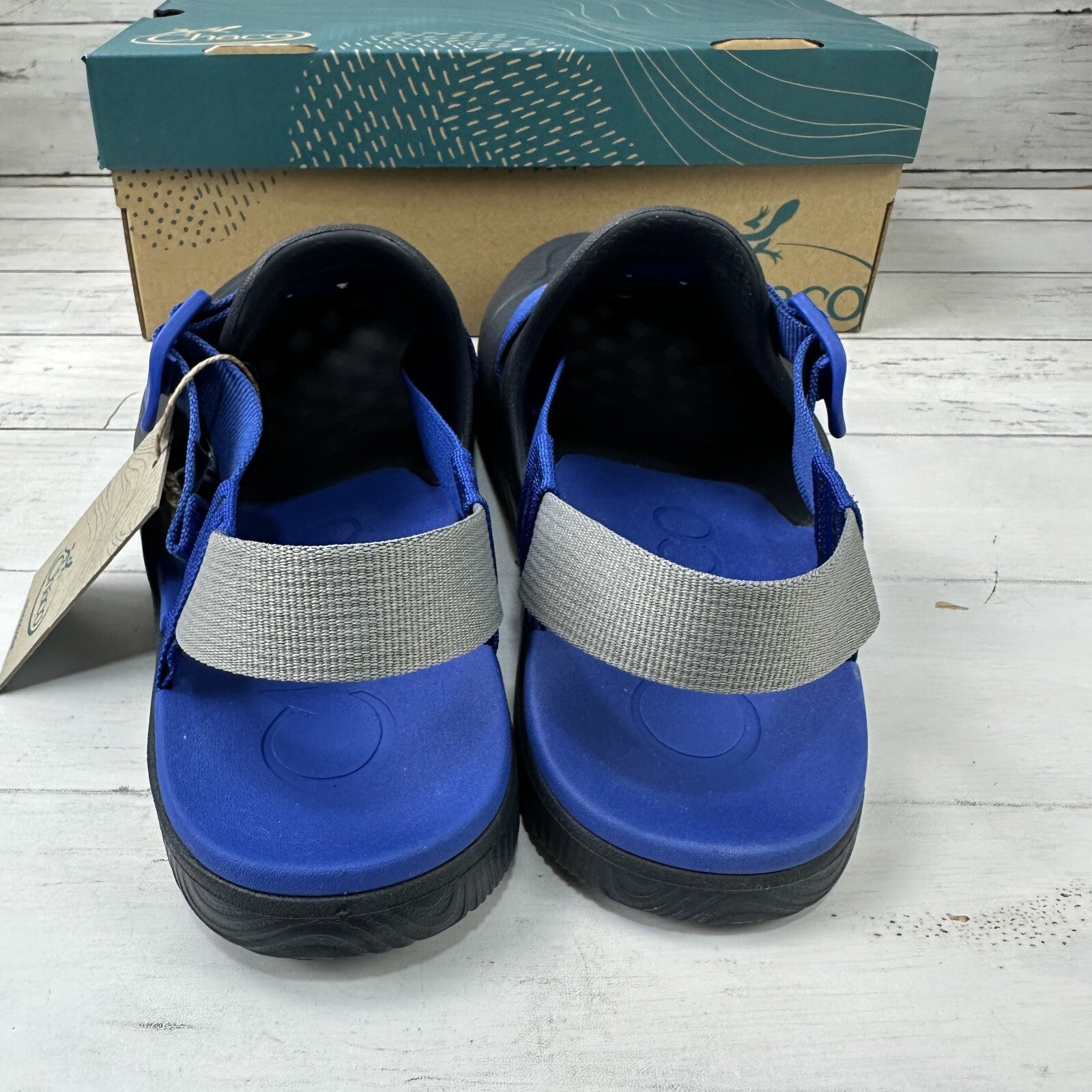 Chaco Chillos Clog Shoe Navy Blue Comfort Sandal Men's US size 10 NIB New