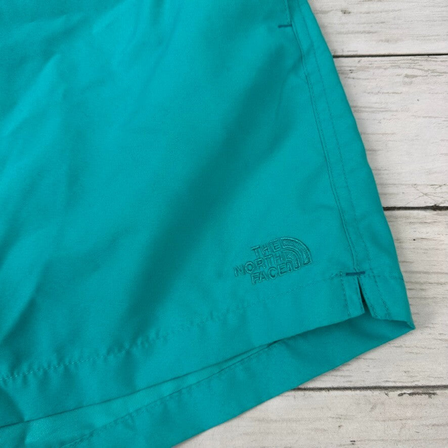 The North Face Womens Shorts Size XL 3 Pockets Running Hiking Gym Travel teal