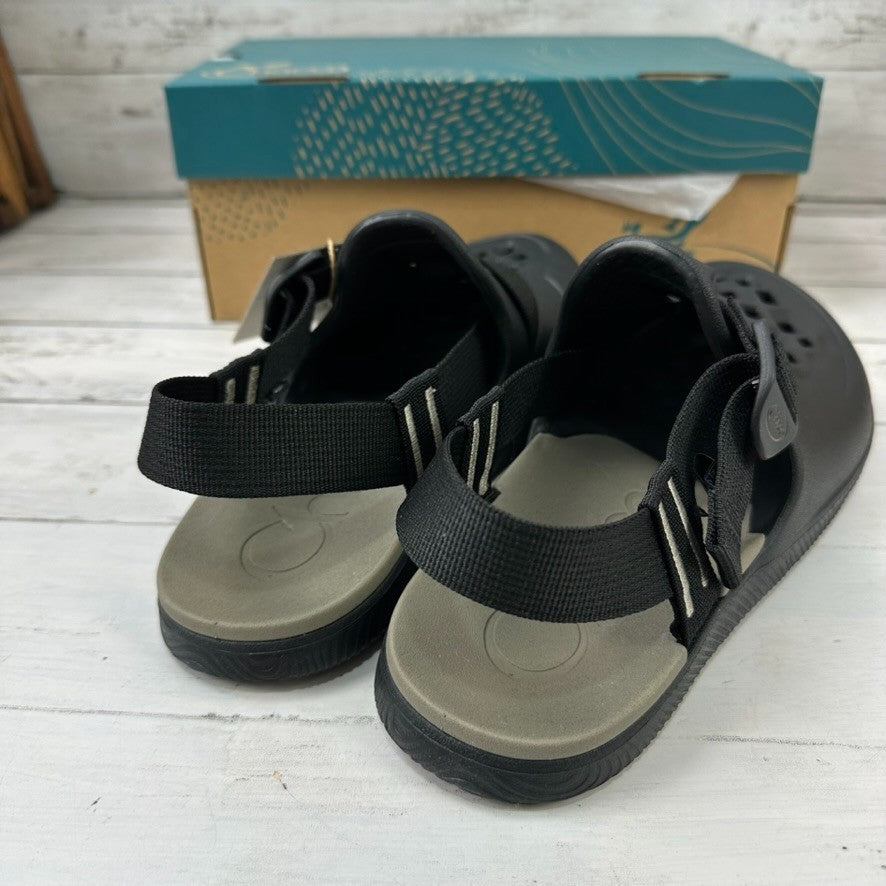 Chaco Chillos Mens Clog Shoe Size 8 Black Water Casual Garden New with Box