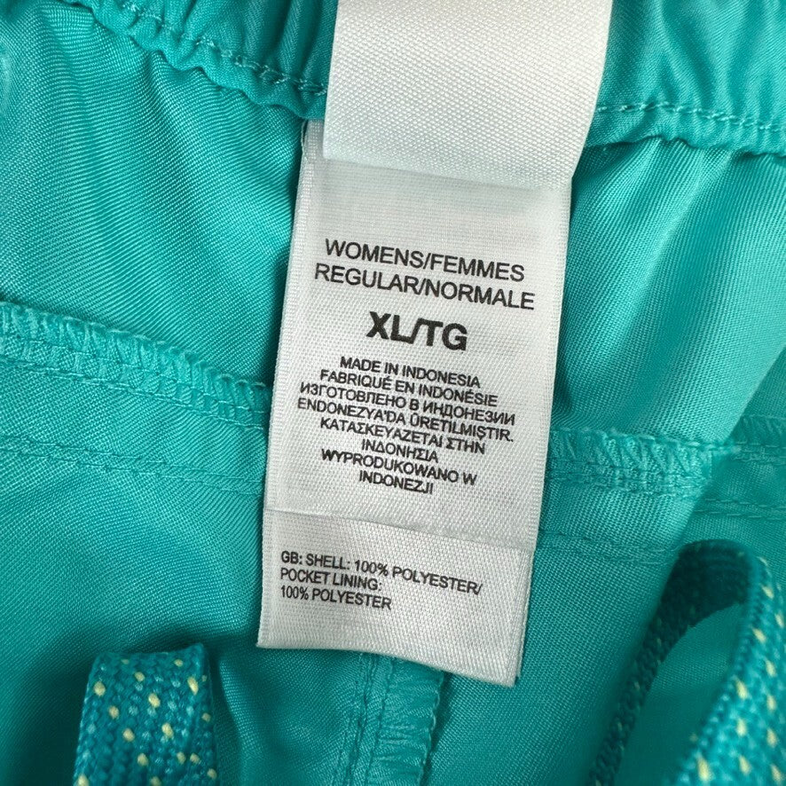 The North Face Womens Shorts Size XL 3 Pockets Running Hiking Gym Travel teal
