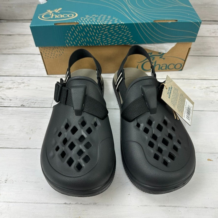 Chaco Chillos Mens Clog Shoe Size 8 Black Water Casual Garden New with Box