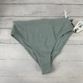 Prana Lahari High Rise Scrunch Swim Bottom Women's Medium Blue Bikini Brief NWT