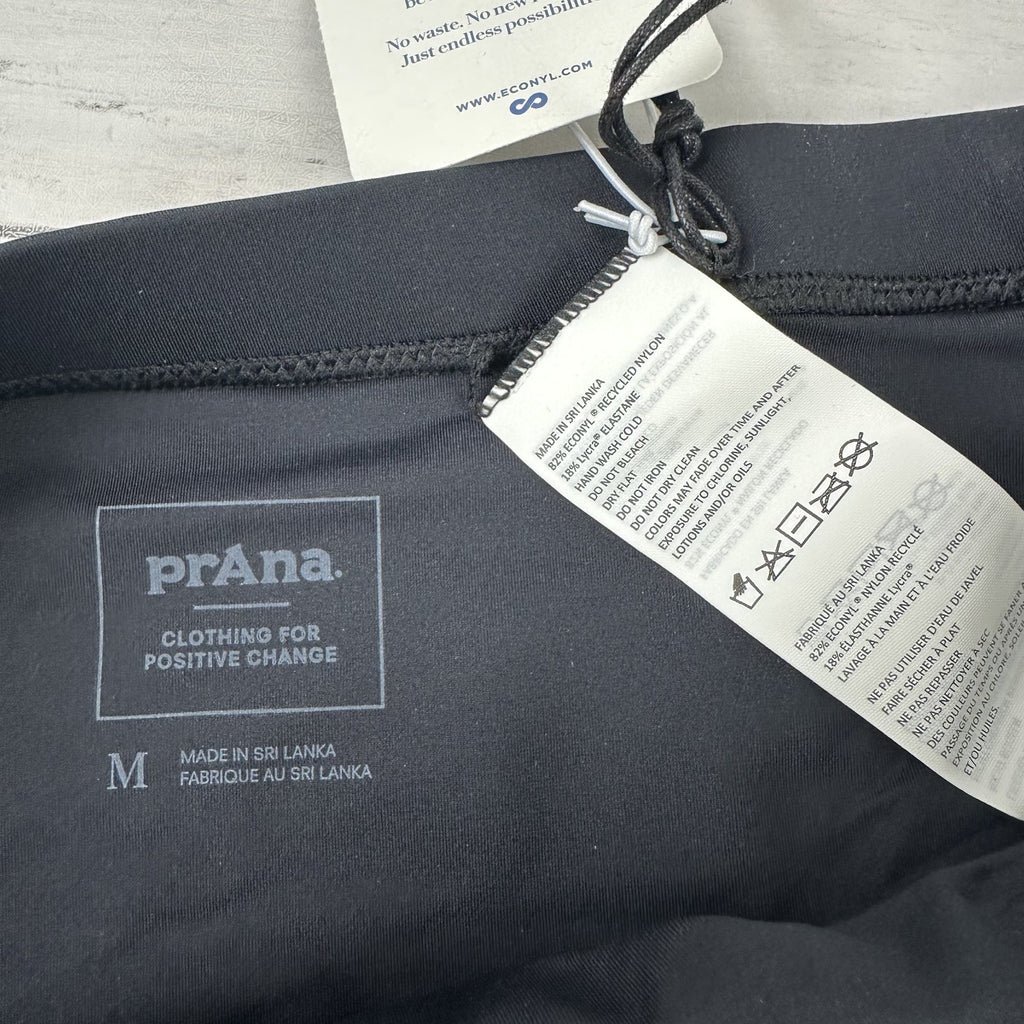 PrAna Upswell Swim Bottom Womens Size Medium NWT Black