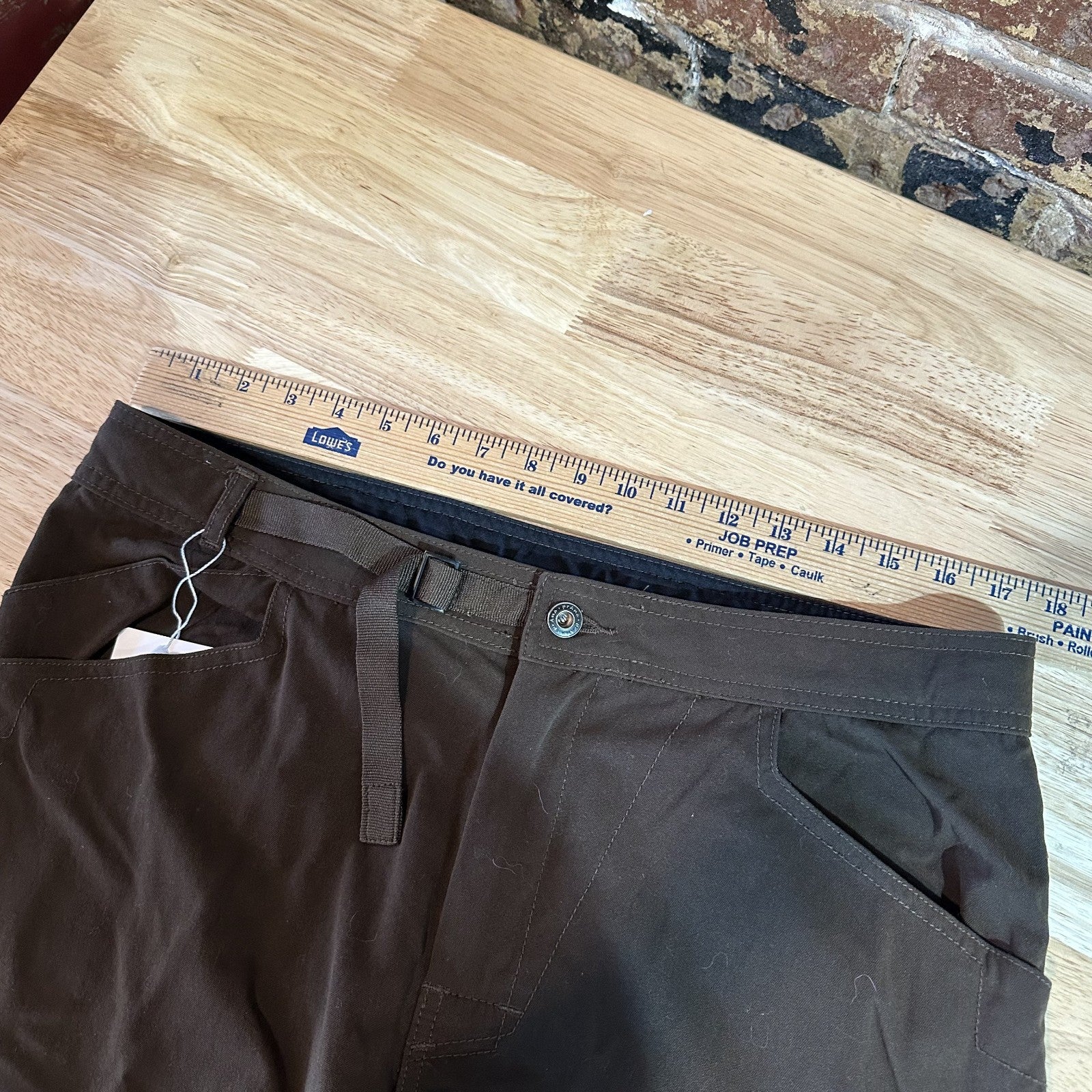 Prana Men's Cargo Pants Size XL Brown Outdoor Hiking Utility Gorpcore Street