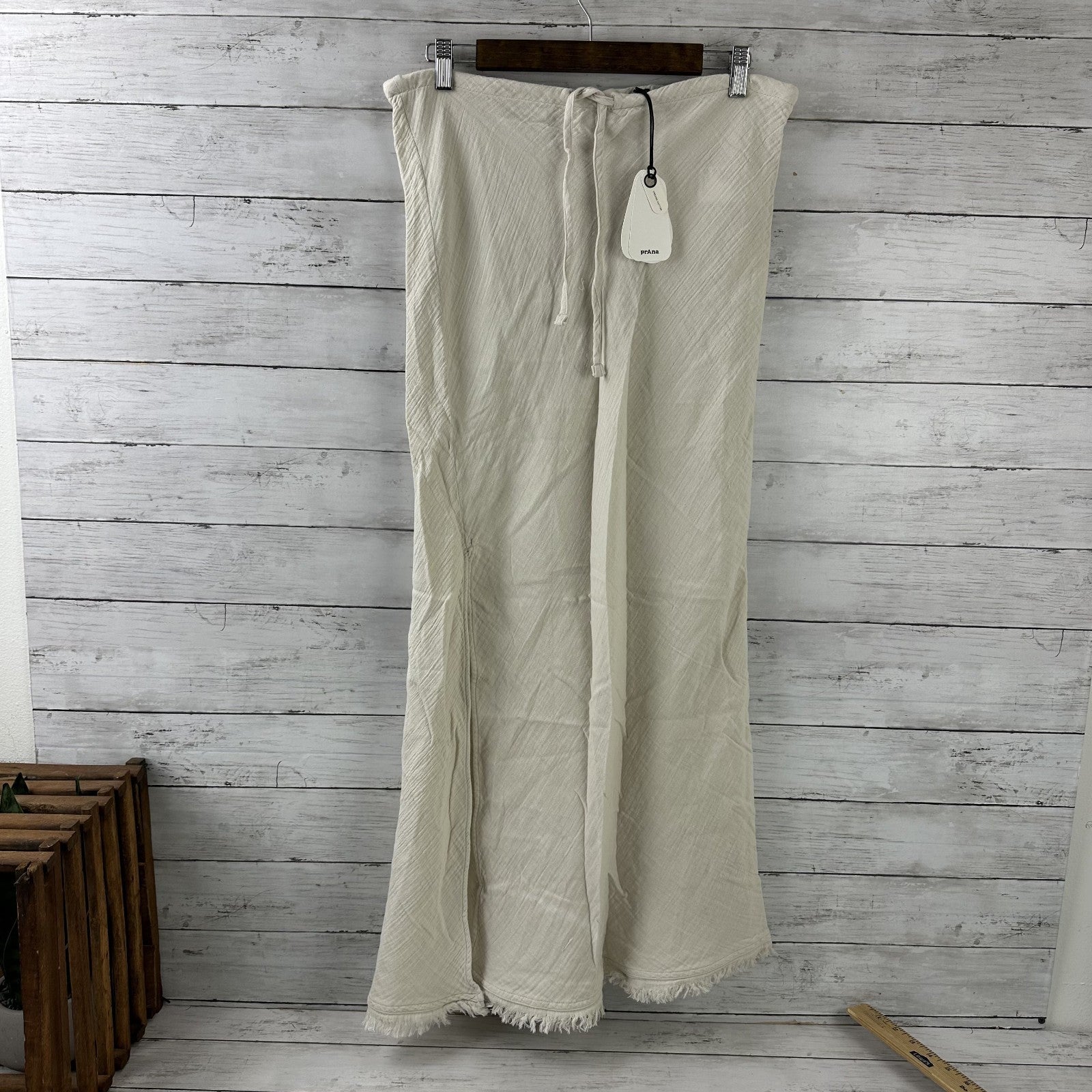 Prana Hideaways Maxi skirt almond womens XS organic cotton beach coverup boho