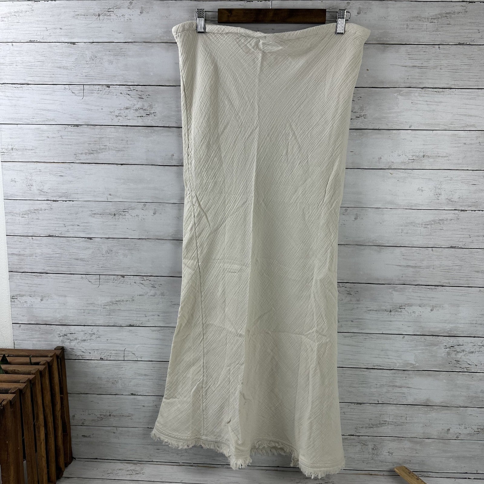 Prana Hideaways Maxi skirt almond womens XS organic cotton beach coverup boho