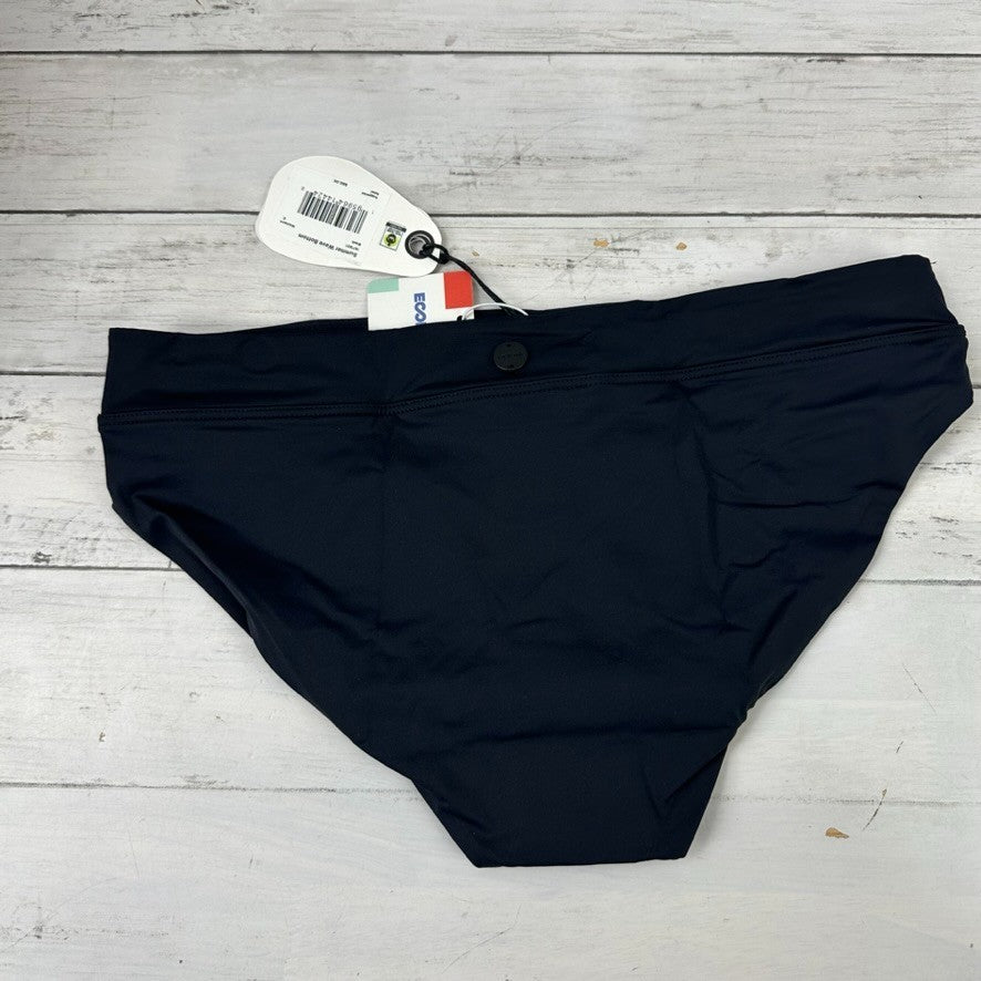 prAna Summer Wave Bikini Swim Bottom Black Size Small Eco-Friendly NWT