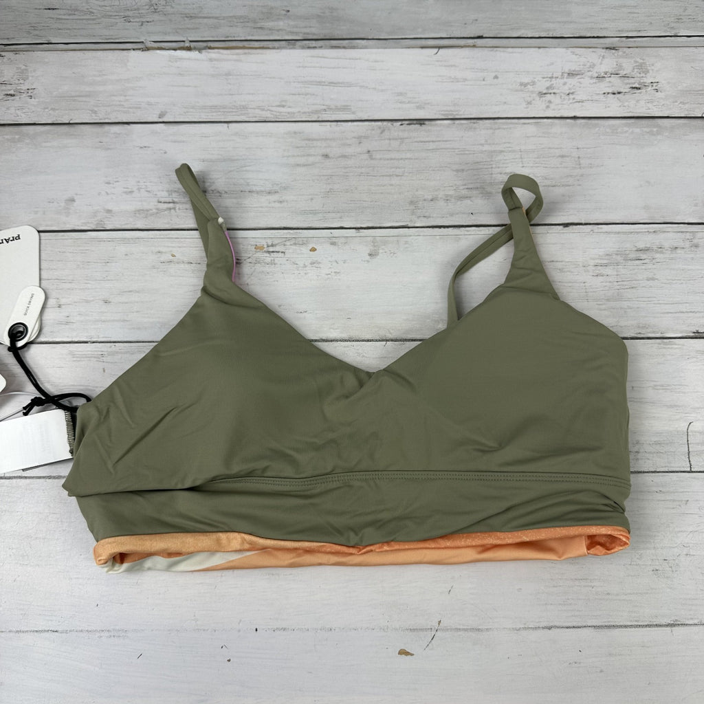 Prana Willow Falls Top Bikini Women's Small Reversible Top Quick Dry New Waves