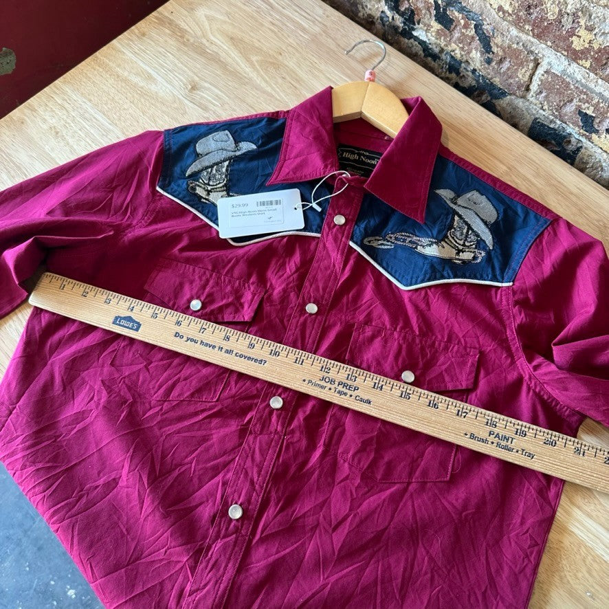 High Noon Men's Small Button Up Shirt