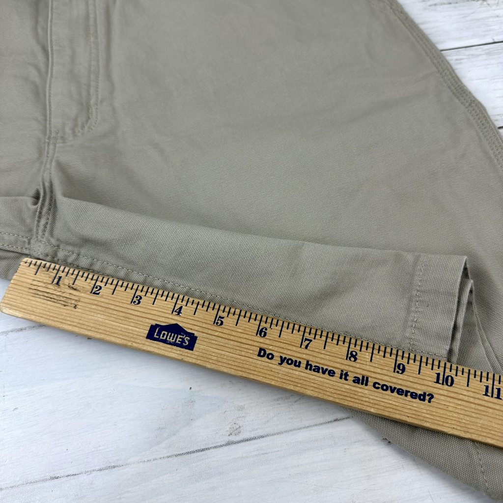 Carhartt Shorts Mens 42 workwear beige tan 10.25" inseam Relaxed Fit utility new