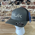 Huk Fishing Mens Green Snapback Cap Hat NEW