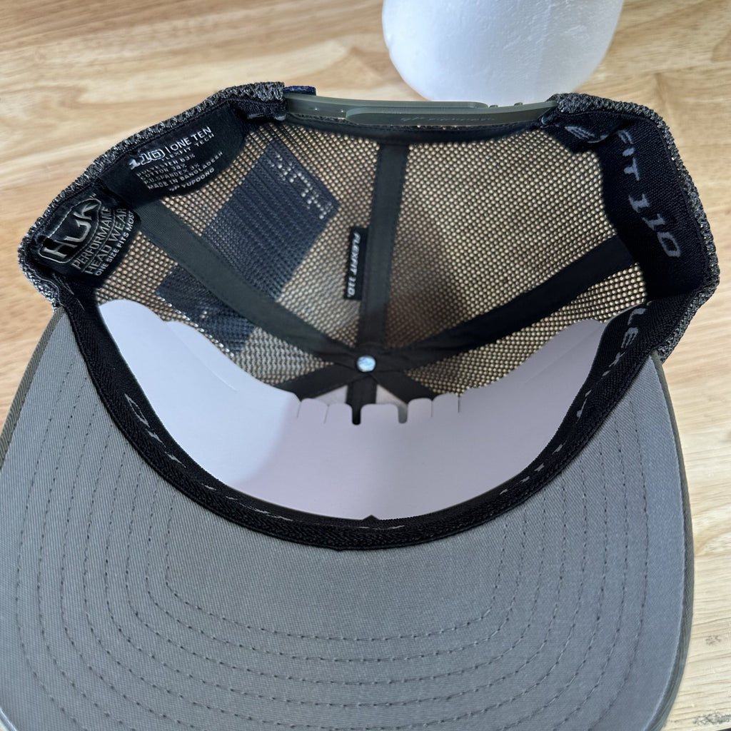 Huk Fishing Mens Green Snapback Cap Hat NEW
