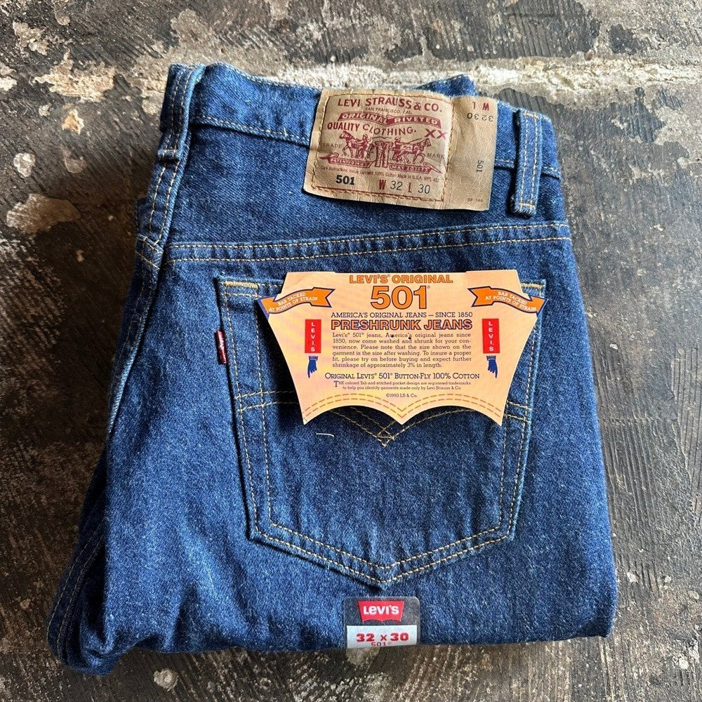 VTG Levi's 501 Mens 32x30 Blue Jeans NEW