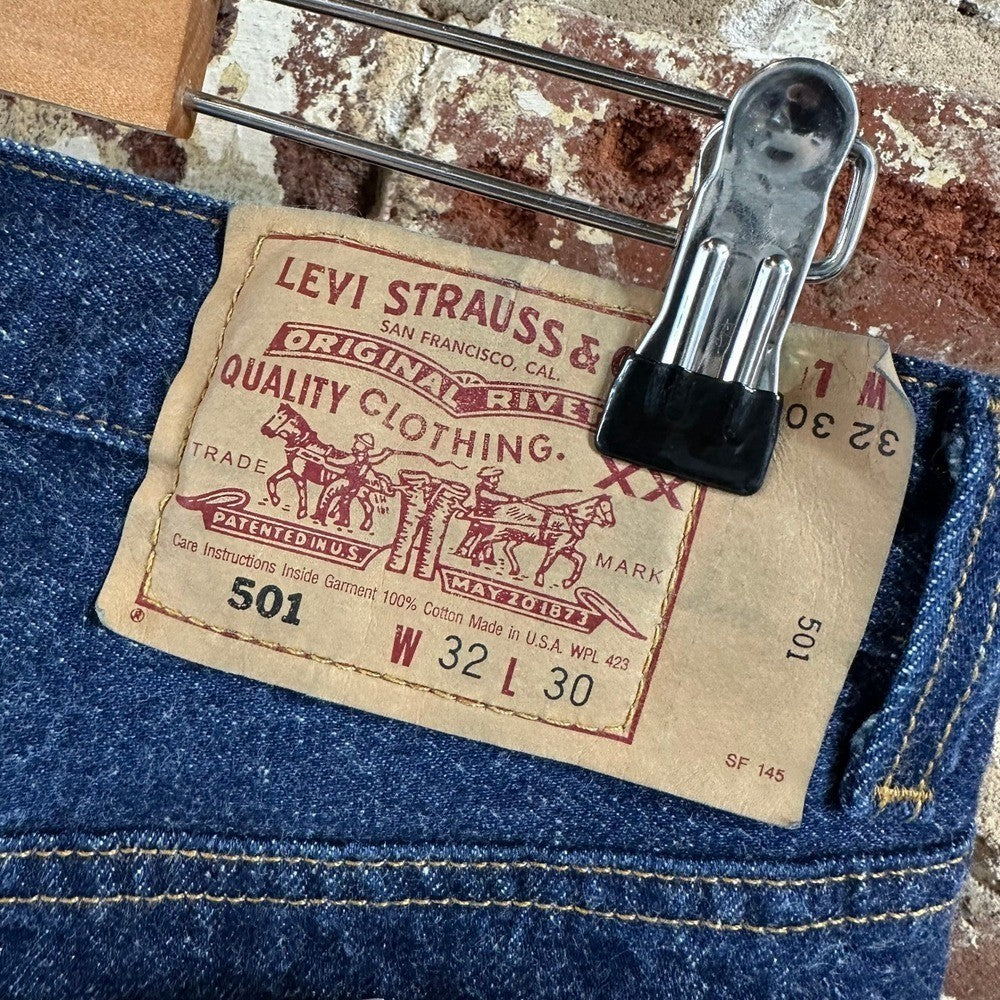 VTG Levi's 501 Mens 32x30 Blue Jeans NEW