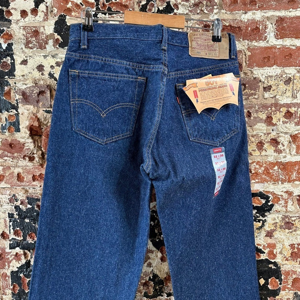 VTG Levi's 501 Mens 32x30 Blue Jeans NEW