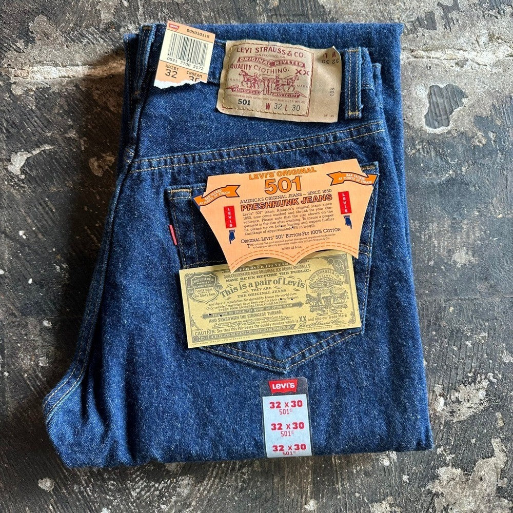 VTG Levi's 501 Mens 32x30 Blue Jeans NEW