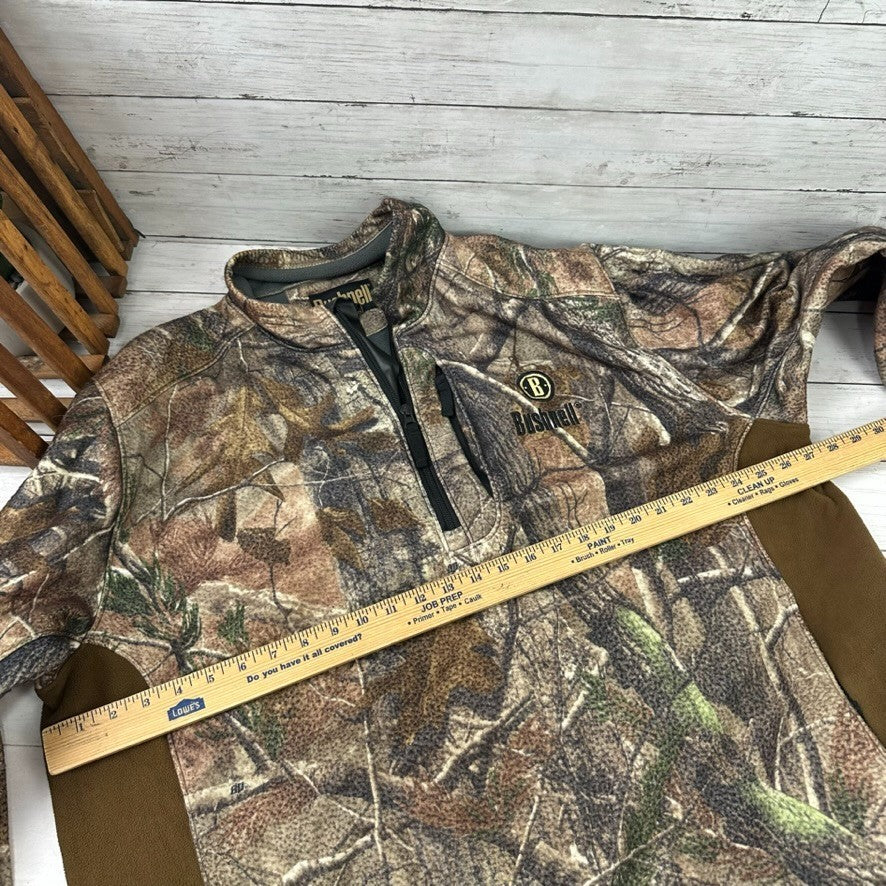 Bushnell Camo 1/4 Zip Pullover Mens 2XL