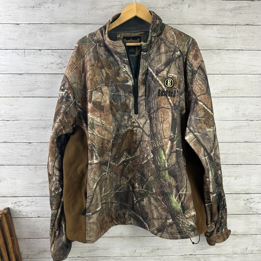 Bushnell Camo 1/4 Zip Pullover Mens 2XL