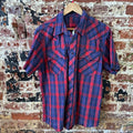 Levi's Mens Large Short Sleeve Western Shirt