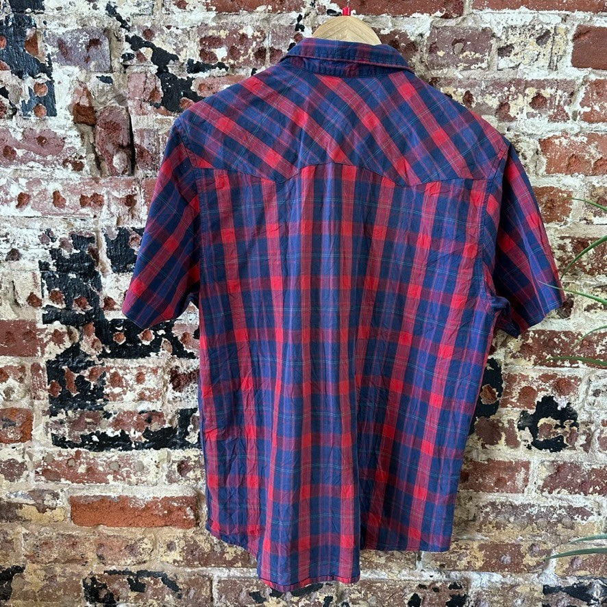 Levi's Mens Large Short Sleeve Western Shirt