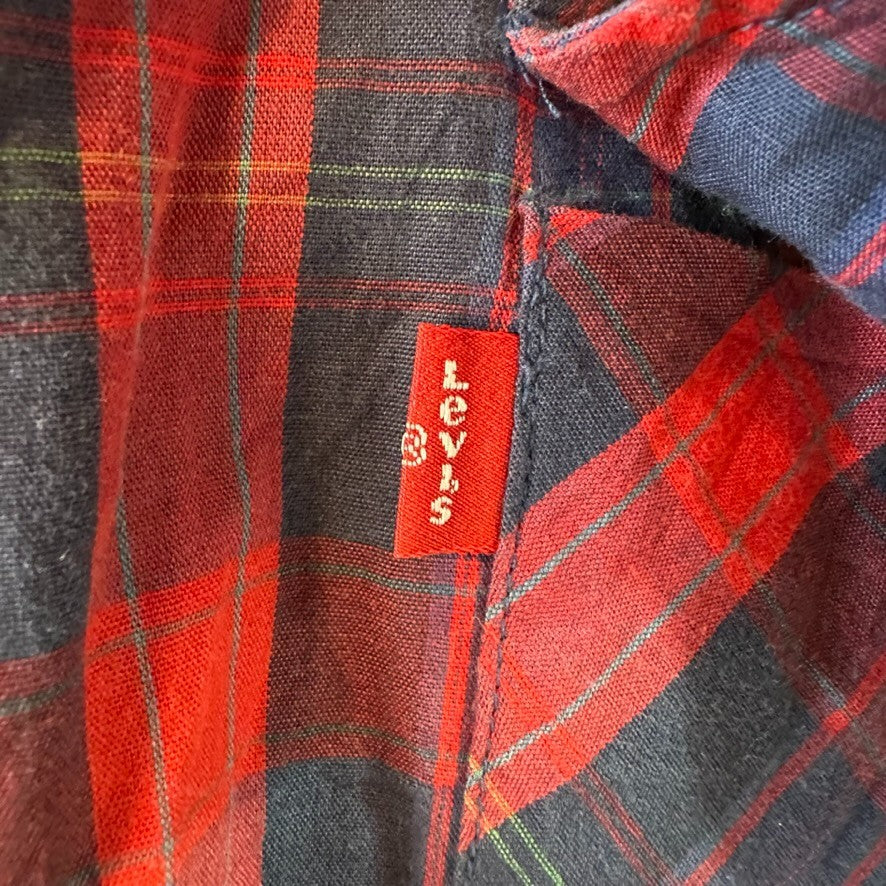 Levi's Mens Large Short Sleeve Western Shirt