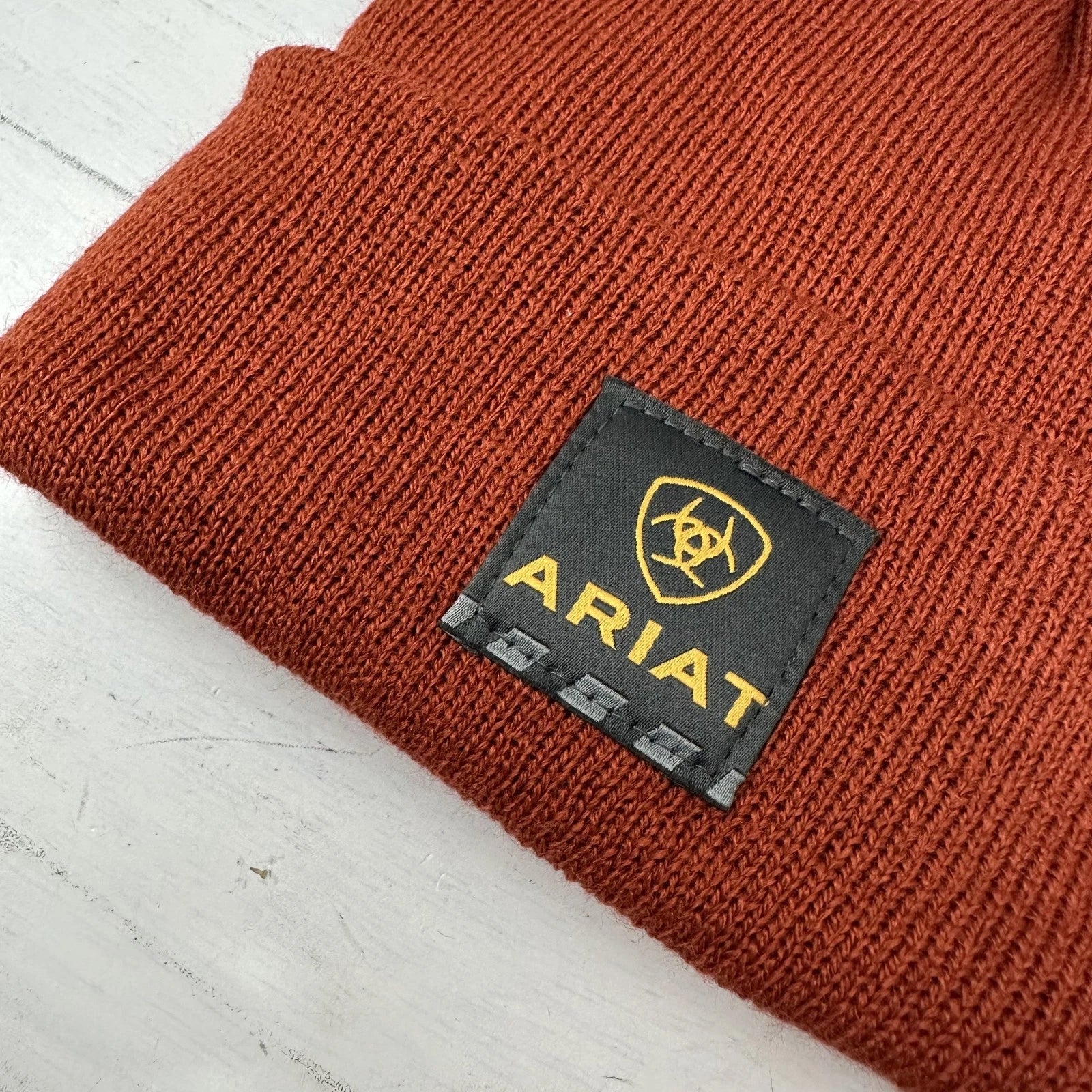 Ariat Rebar Men's Beanie Hat 3M Thinsulate Stretch Elite, Rust NWT