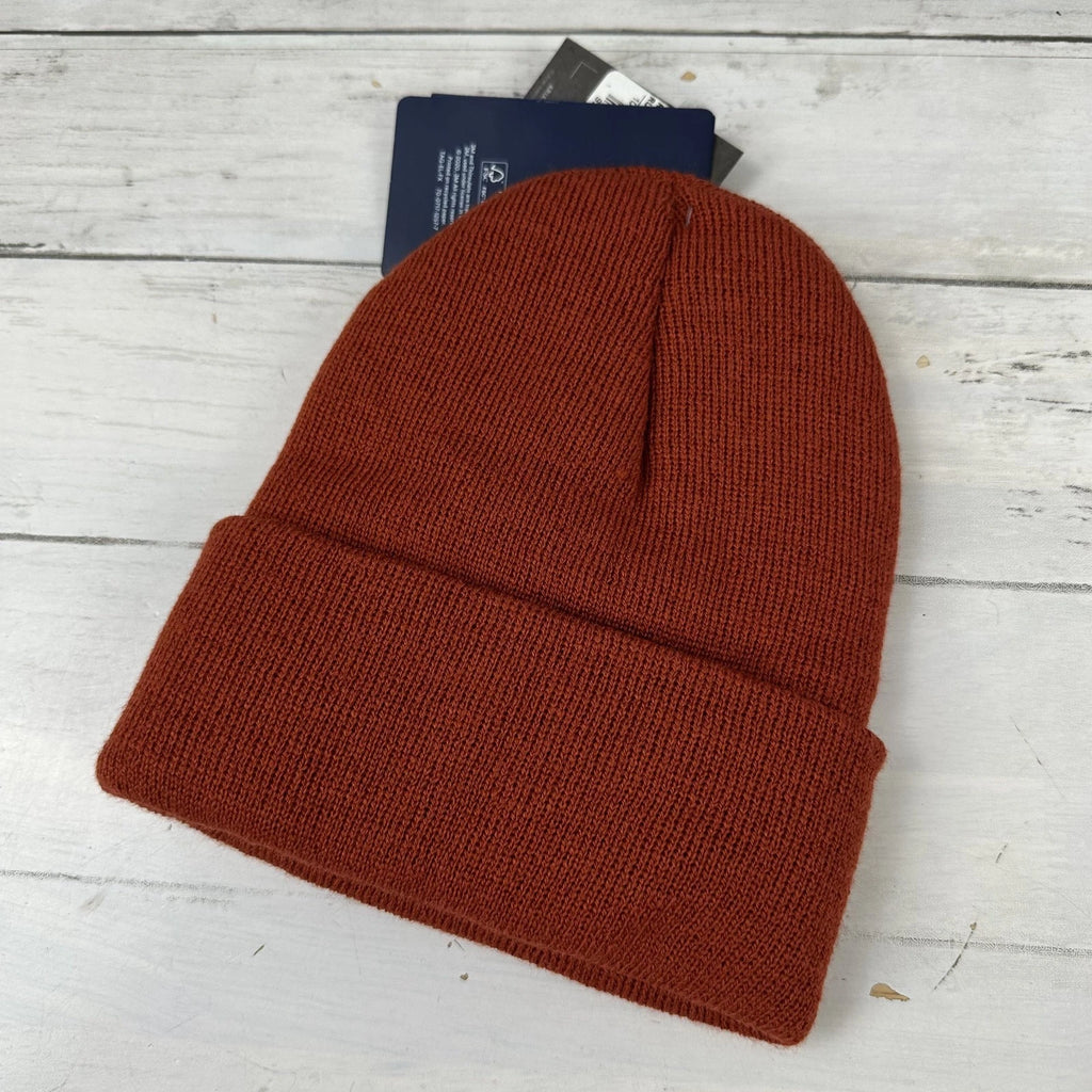 Ariat Rebar Men's Beanie Hat 3M Thinsulate Stretch Elite, Rust NWT
