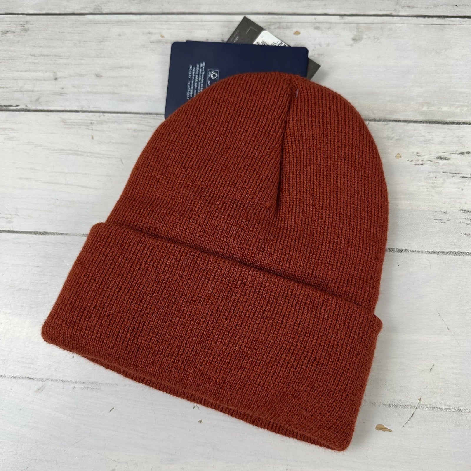 Ariat Rebar Men's Beanie Hat 3M Thinsulate Stretch Elite, Rust NWT
