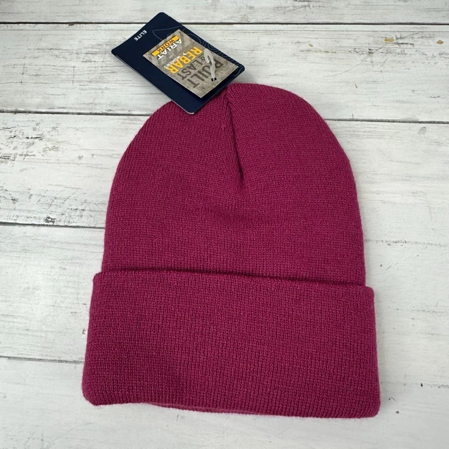 Ariat Rebar Women's Beanie Hat 3M Thinsulate Stretch Elite, Summer Plum NWT