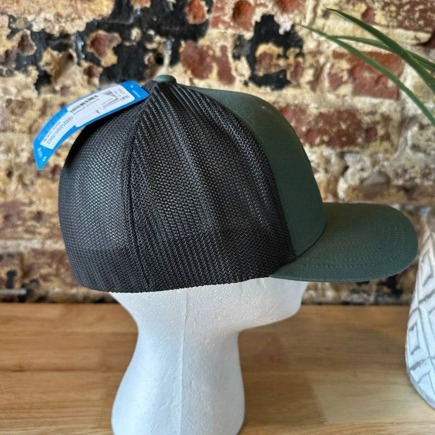 Columbia PHG Sportswear Mens Green Camo Diamond Patch Hat Mesh back L/XL NWT