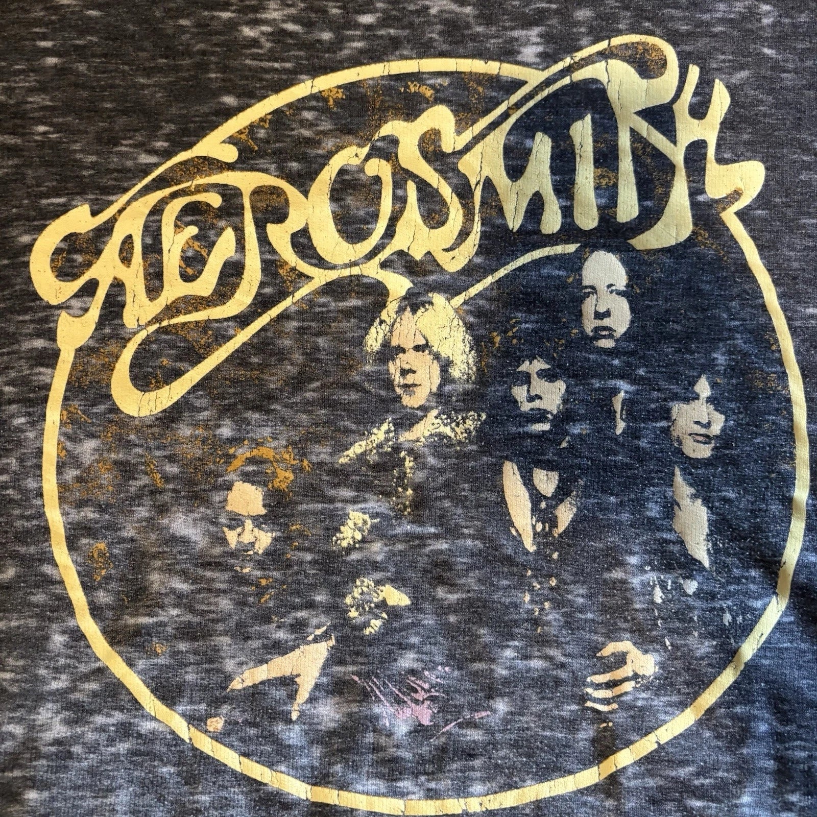 Recycled karma Aerosmith Women’s gray Sweatshirt Medium Pullover