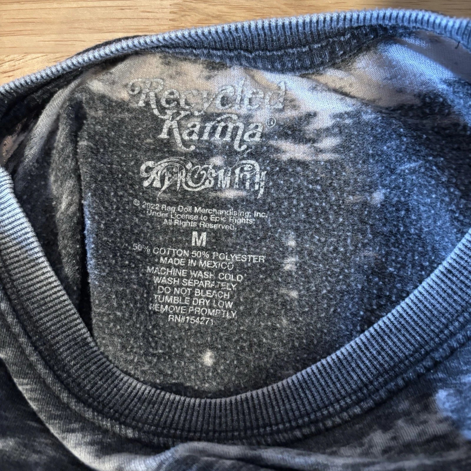 Recycled karma Aerosmith Women’s gray Sweatshirt Medium Pullover