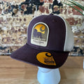 Carhartt Dog Patch Purple White Trucker Snap Mesh Back Hat hunting new