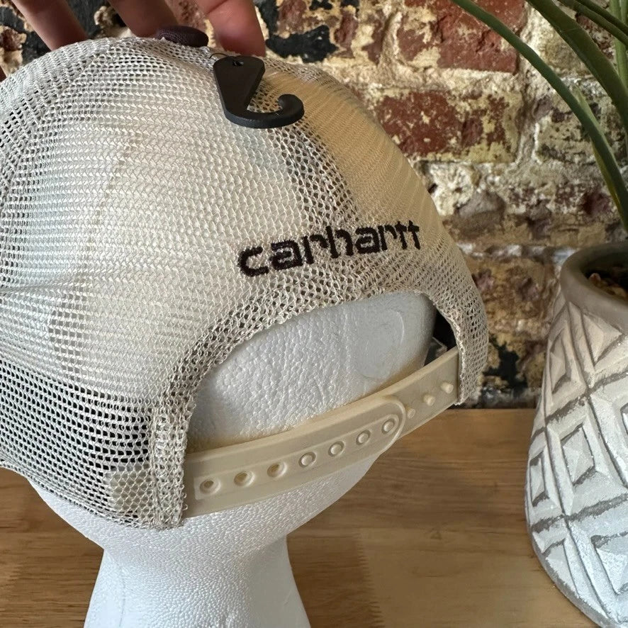 Carhartt Dog Patch Purple White Trucker Snap Mesh Back Hat hunting new