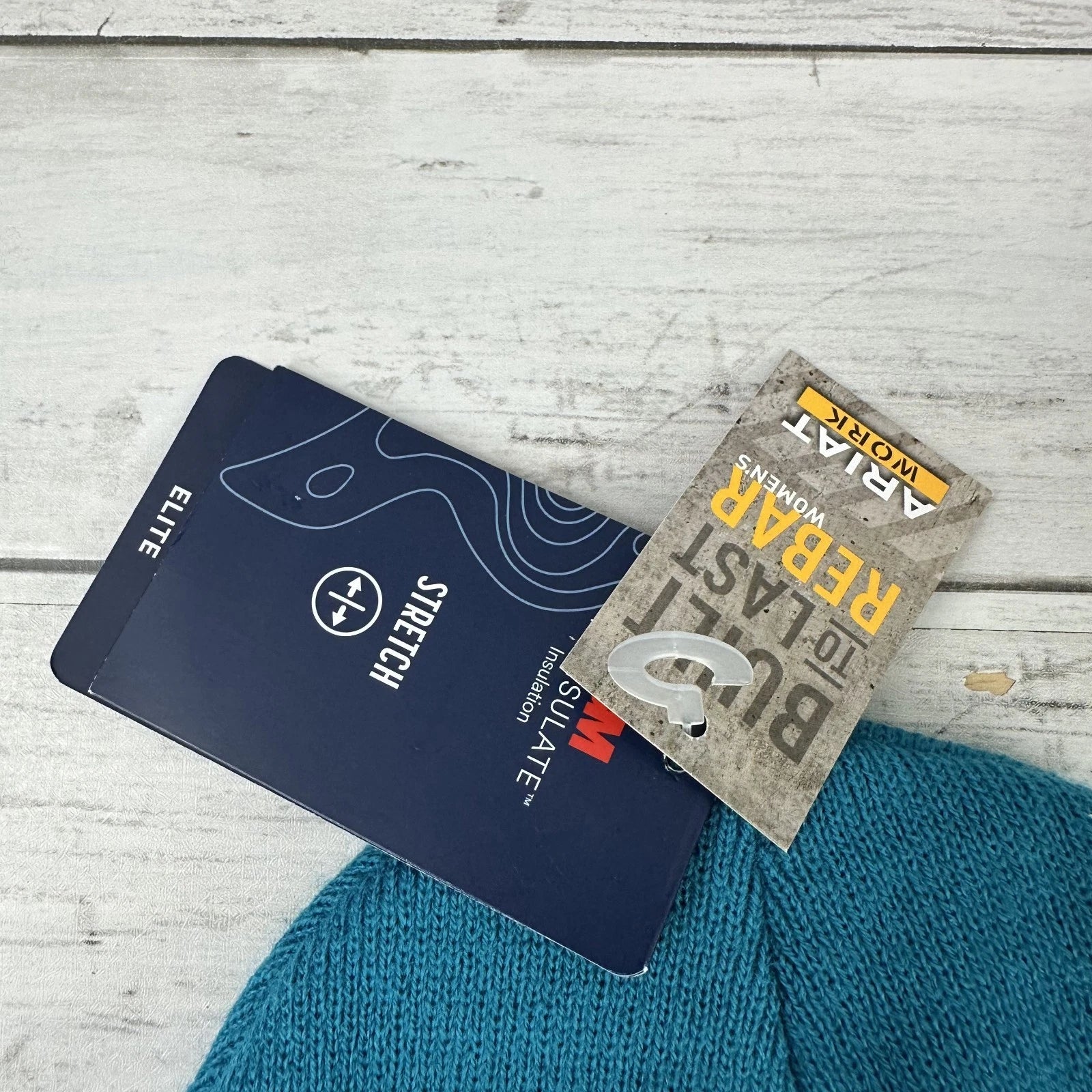 Ariat Rebar Women's Beanie Hat 3M Thinsulate Stretch Elite, Teal NWT